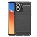 COVERBLACK Silicone Hybrid Rubber Case Back Cover for REDMI 12 4G - Black