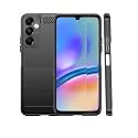 COVERBLACK Silicone Matte Rubber Hybrid Case Back Cover for Samsung Galaxy A25 5G 2024 - Black