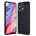 COVERBLACK Silicone Matte Rubber Hybrid Case Back Cover for Mi REDMI Note 13 5G 2024 - Black