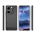 COVERBLACK Silicone Rubber Hybrid Case Back Cover for Infinix X6525 / SMART 8 / 8HD - Black
