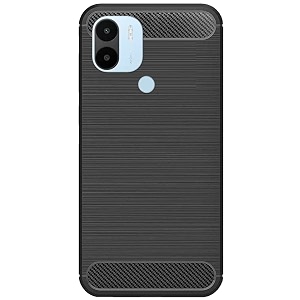 coverblack silicone rubber hybrid case case back cover for mi redmi a1 plus mzb0cibin - black