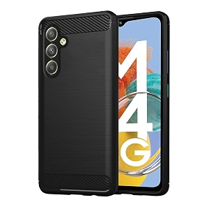 coverblack silicone rubber hybrid case case back cover for samsung a34 5g -sm-a346e - black