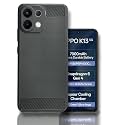 COVERBLACK Soft Hybrid Matte Rubber Case Matte Finish Back Cover Compatible for Oppo K13 5G - Black