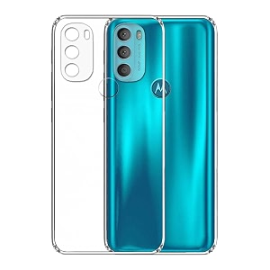 COVERBLACK Soft Rubber Back Cover for Motorola