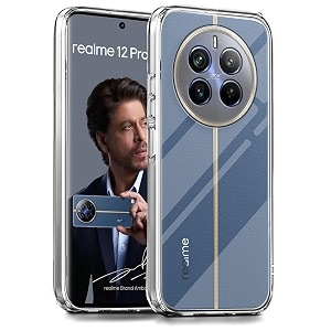 COVERBLACK Soft Rubber Back Cover for Realme