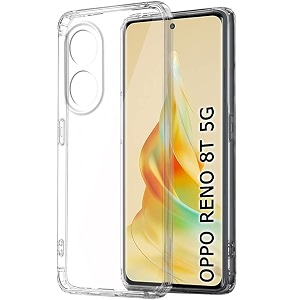 COVERBLACK Soft Rubber Back Cover for Reno