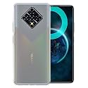 COVERBLACK Soft Rubber Silicon Clear Back Cover