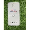COVERBLACK Soft Rubber Silicon Clear Back Cover