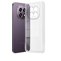 COVERBLACK Soft Rubber Silicon Clear Case Back