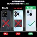 COVERBLACK Soft Rubber Silicon Clear Case Back