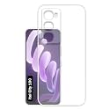 COVERBLACK Soft Rubber Silicon Clear Case Back