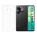 COVERBLACK Soft Rubber Silicon Clear Case Back