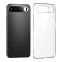 COVERBLACK Soft Rubber Silicon Clear Case Back