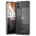 COVERBLACK Soft Rubber Silicone Clear Back Cover
