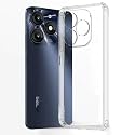 COVERBLACK Soft Rubber Silicone Clear Back Cover