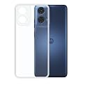 COVERBLACK Soft Rubber Silicone Clear Back Cover