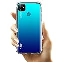 COVERBLACK Transparent Back Cover for Itel Vision