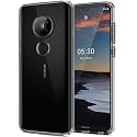 COVERBLACK Transparent Rubber Back Cover for Nokia