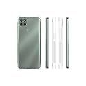 COVERBLACK Transparent Rubber Back Cover for Oppo
