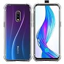 COVERBLACK Transparent Rubber Back Cover for Realme