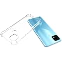 COVERBLACK Transparent Rubber Back Cover for Realme