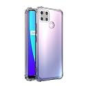 COVERBLACK Transparent Rubber Back Cover for Realme