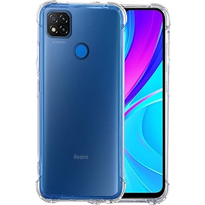 COVERBLACK Transparent Rubber Back Cover for Redmi