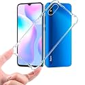 COVERBLACK Transparent Rubber Back Cover for REDMI
