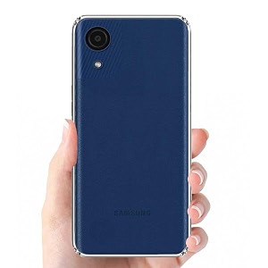 COVERBLACK Transparent Rubber Back Cover for Samsung
