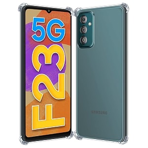 COVERBLACK Transparent Rubber Back Cover for Samsung