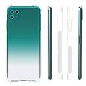COVERBLACK Transparent Rubber Back Cover for Samsung