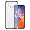 COVERBLACK Transparent Rubber Back Cover for Tecno