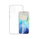 COVERBLACK Transparent Rubber Back Cover for Vivo