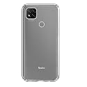 COVERBLACK Transparent Rubber Case Back Cover for
