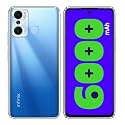 COVERBLACK Transparent Rubber Case Back Cover for