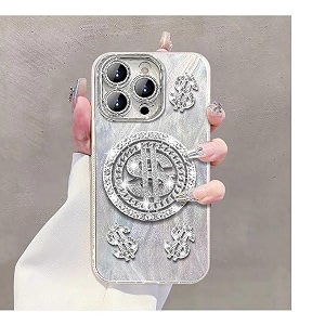 COVERLY Cute 3D Dollar Rotation Spinner CaseFull