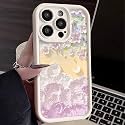 COVERLY Flowers Pattern Back Case Cover for