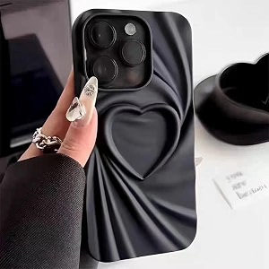 COVERLY Heart Shape Design Back Case Cover
