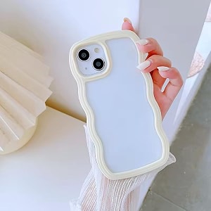 COVERLY for iPhone 16 Case Transparent Curly