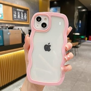 COVERLY for iPhone 16 Case Transparent Curly