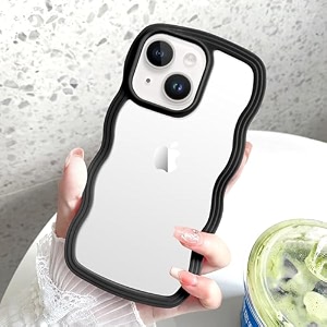 COVERLY for iPhone 16 Case Transparent Curly