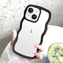 COVERLY for iPhone 16 Case Transparent Curly