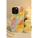 COVERLY for iPhone 16 Colorful Smiley Rainbow