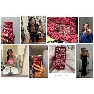 COVERLY Lips Back Case Cover Compatible for