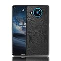 COVERLY for Nokia 8.3 Back Cover | Flexible Crocodile Pu Leather | Full Camera Protection | Raised Edges | Super Soft-Touch Feel Hard Case | Fabric Protective Cover | Leather Case for Nokia 8.3