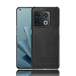 coverly for oneplus 11 back cover  flexible crocodile pu leather  full camera protection  raised edges  super soft-touch feel hard case  protective cover  leather case for oneplus 11 5g 2023