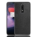 COVERLY for Oneplus 6 Back Cover | Flexible Crocodile Pu Leather | Full Camera Protection | Raised Edges | Super Soft-Touch Feel Hard Case | Fabric Protective Cover | Leather Case for Oneplus 6