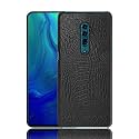 COVERLY for Oppo Reno 10x Zoom Back Cover | Flexible Crocodile Pu Leather | Full Camera Protection | Raised Edges | Super Soft-Touch Hard Case | Protective Cover | Leather Case for Oppo Reno 10x Zoom