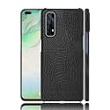 COVERLY for Oppo Reno 3 Pro Back Cover | Flexible Crocodile Pu Leather | Full Camera Protection | Raised Edges | Super Soft-Touch Feel Hard Case | Protective Cover | Leather Case for Oppo Reno 3 Pro