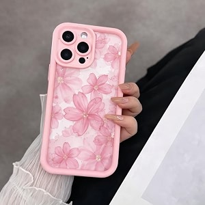 COVERLY Pastel Floral Back Case Cover for